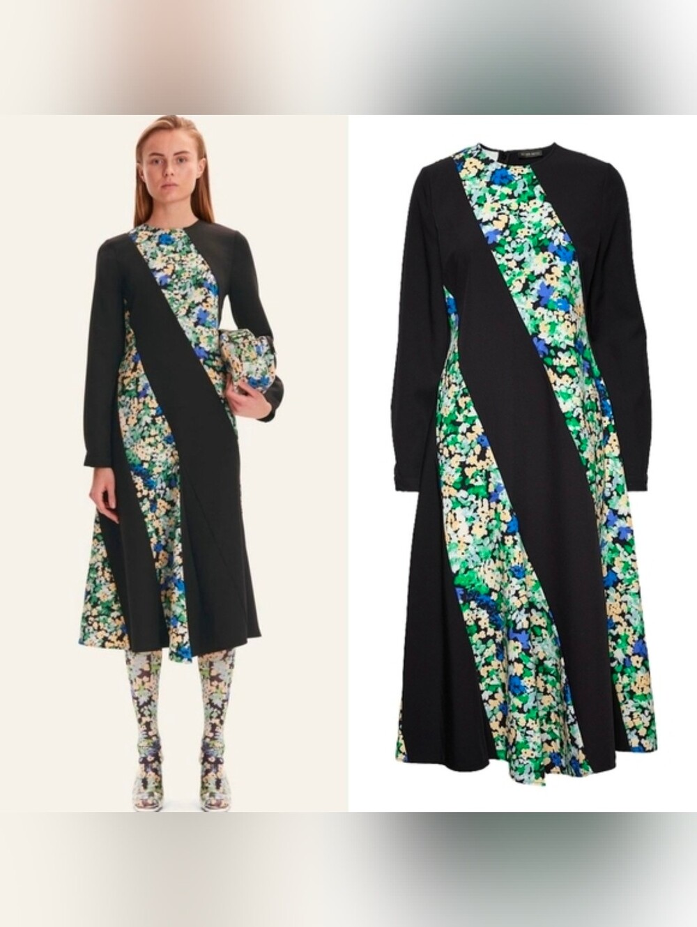 STINE GOYA Aida 1491 Cady Midi Dress